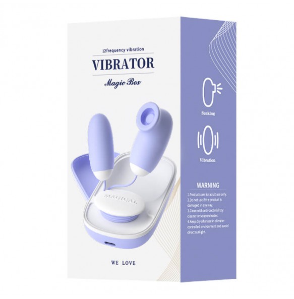 LILO - Magic Box C Suction Dual Vibrating Eggs (Chargeable - Blue) LILO - Magic Box C Suction Dual Vibrating Eggs (Chargeable - Blue)